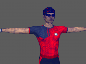 Cyclist 3D-Modell