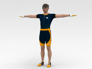 Cyclist Modelo 3D