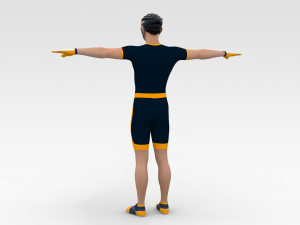 Cyclist Modelo 3D