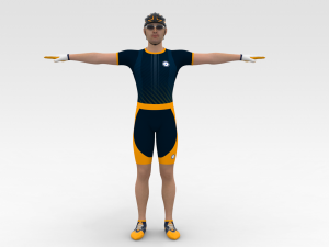 Cyclist Modelo 3D