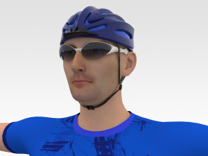 Cyclist 3D Model