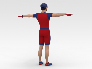 Bicyclist 3D Model
