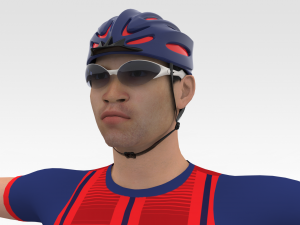 Bicyclist 3D Model