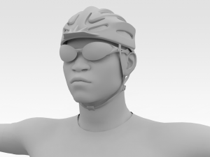 Bicyclist 3D Model