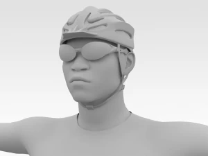 Bicyclist 3D Model