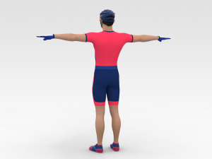 Bicyclist 3D-Modell