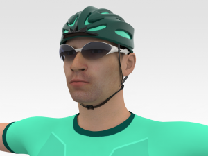 Bicyclist Modello 3D
