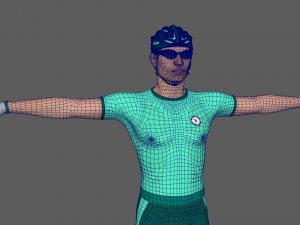 Bicyclist Modello 3D