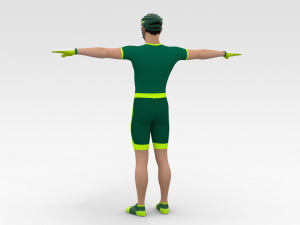 Bicyclist 3D Модель