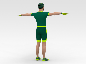 Bicyclist 3D Модель