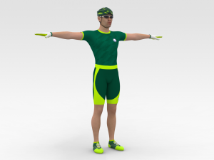 Bicyclist 3D Модель