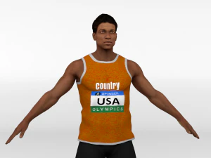 Discus Through Player 3D Model