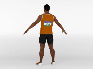 Discus Through Player 3D Model