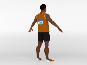 Discus Through Player 3D Model