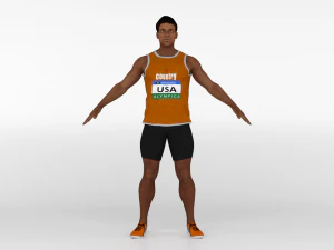 Discus Through Player 3D Model