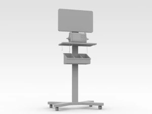 ECG Machine 3D Model