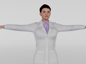 Female Doctor 3D 모델