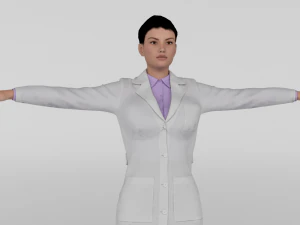 Female Doctor 3D Model