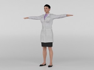 Female Doctor 3D 모델