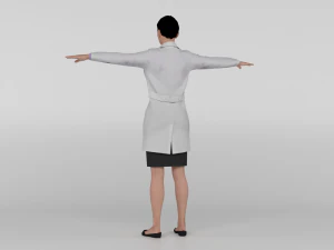 Female Doctor 3D Model