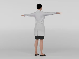 Female Doctor 3D Model