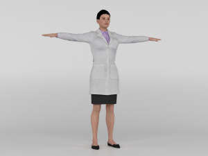 Female Doctor 3D 모델