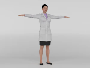 Female Doctor 3D Model