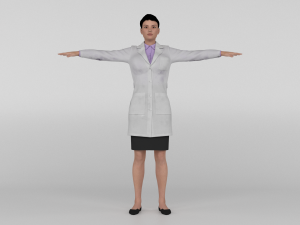 Female Doctor 3D 모델