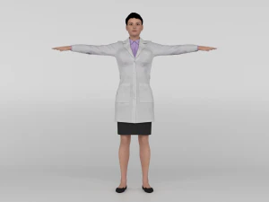 Female Doctor 3D Model