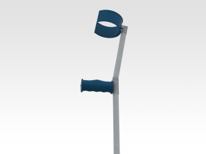 Forearm Crutch Modello 3D