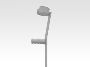 Forearm Crutch Modello 3D