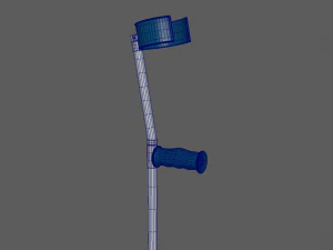 Forearm Crutch 3D Model