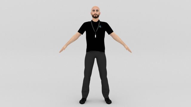 Coach - Trainer Modelo 3D .c4d .max .obj .3ds .fbx .stl .blend 