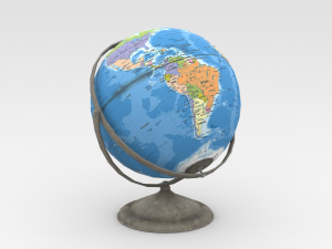 Globe 3D 모델