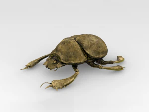 Golden Scarab 3D Model