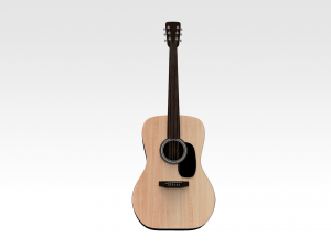 Guitar 3D 모델