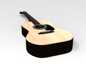 Guitar 3D 모델