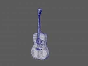 Guitar 3D 모델