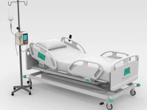 病床 3D 模型