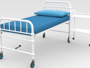 Hospital Bed 3D Model