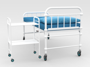Hospital Bed 3D Model