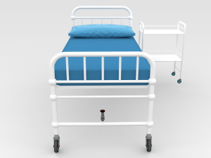 Hospital Bed 3D Model