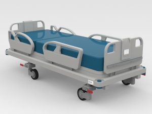 ICU Bed 3D Model