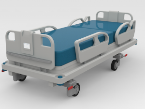 ICU Bed 3D Model