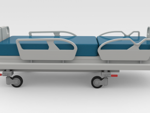 ICU Bed 3D Model
