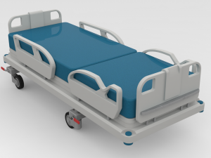 ICU Bed 3D Model
