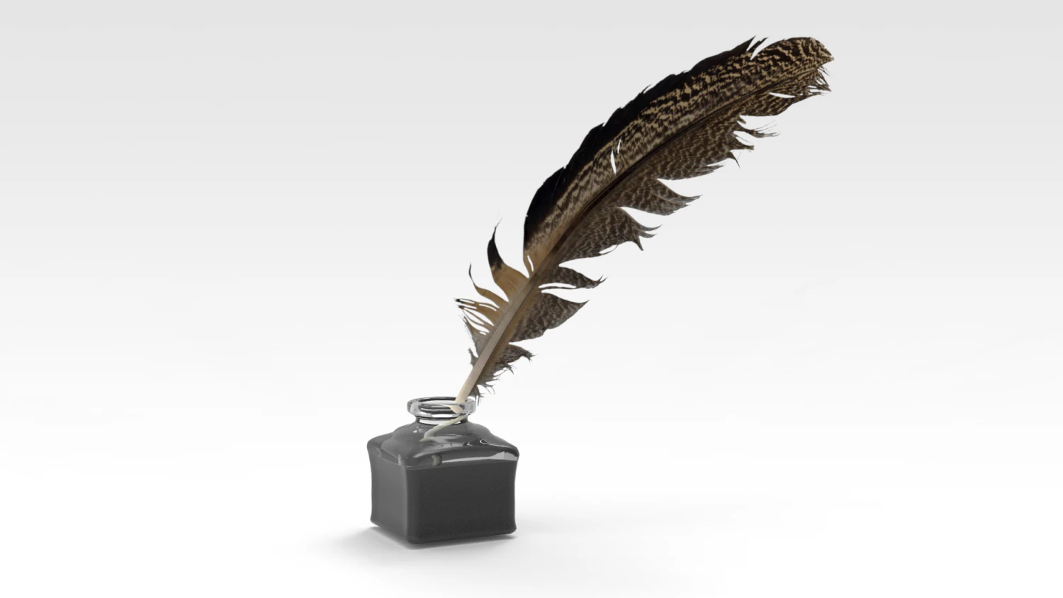 Inkwell 3D Model .c4d .max .obj .3ds .fbx .stl .blend 