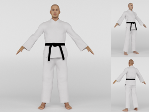 Karate Fighter 3D 模型