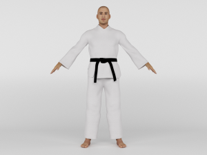 Karate Fighter 3D मॉडल