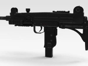 मशीनगन 3D मॉडल